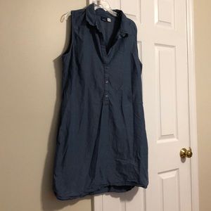 Denim straight dress. Like new XL